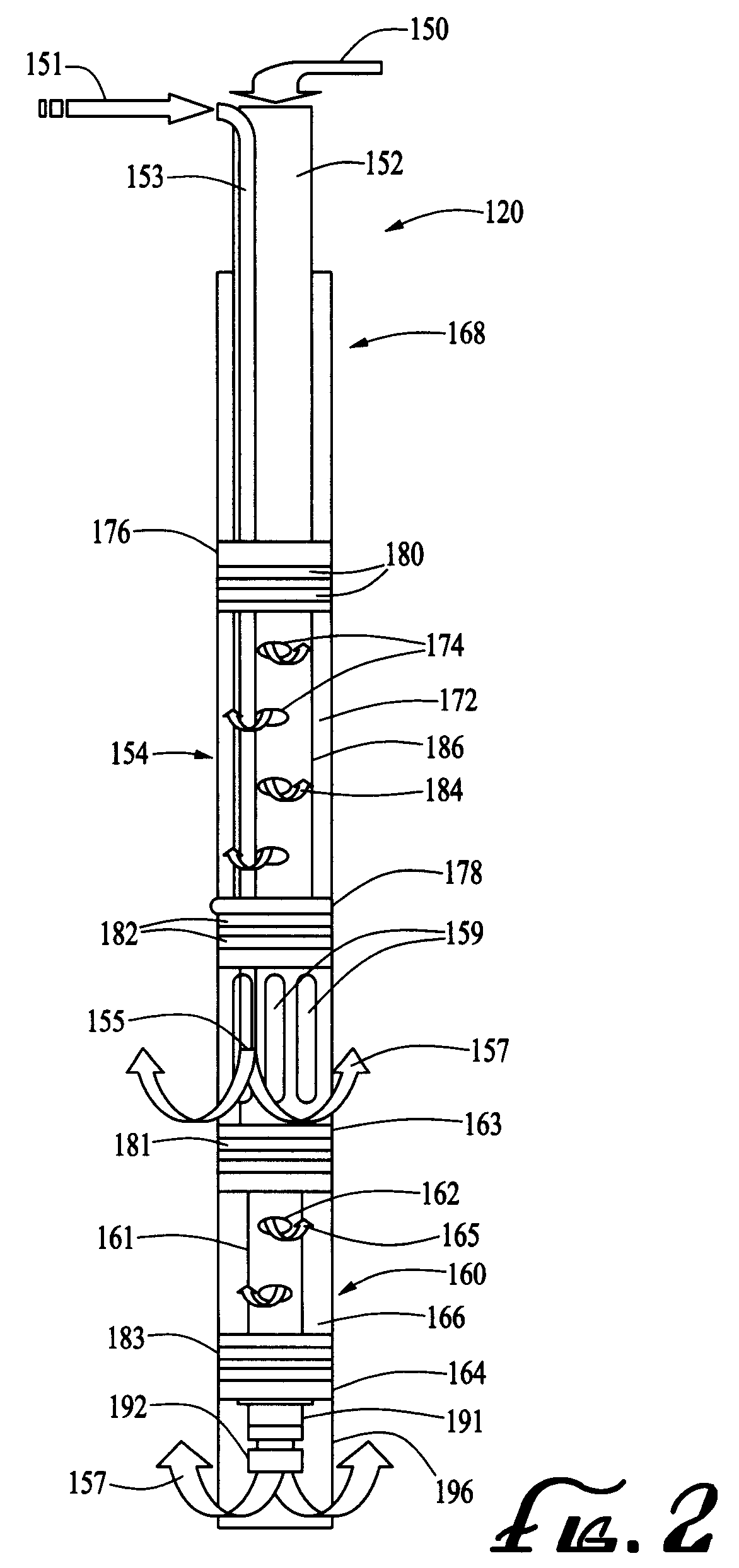 Chemical injection using an adjustable depth air sparging system