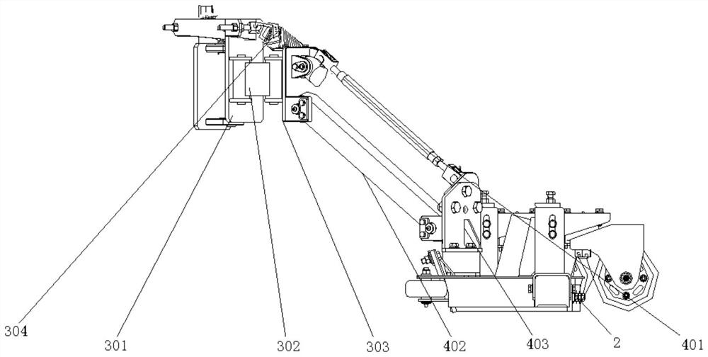 Side suction nozzle device for road sweeper and road sweeper