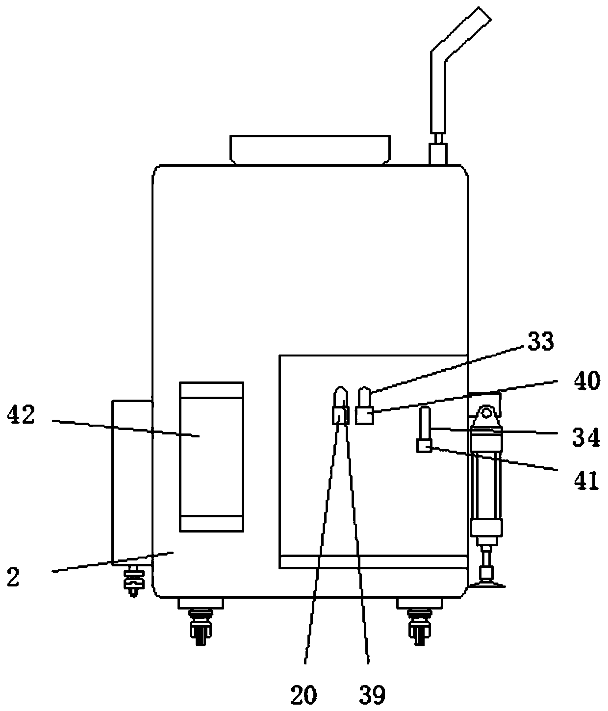 Instant heating type non-cut-off large-flux energy-saving mixed heating system water dispenser