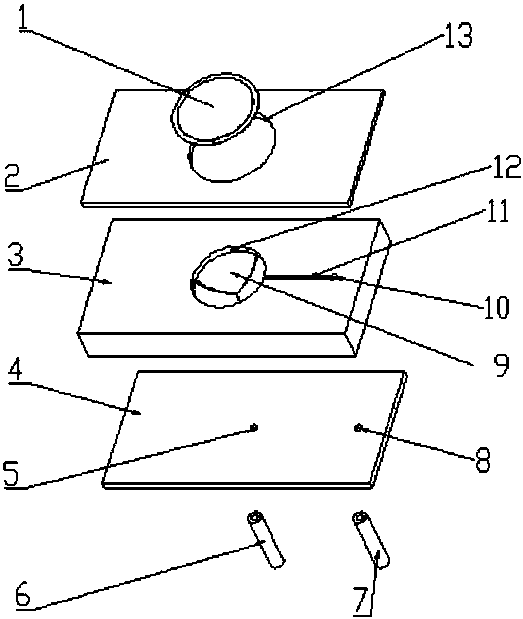 A valve cavity integrated piezoelectric pump