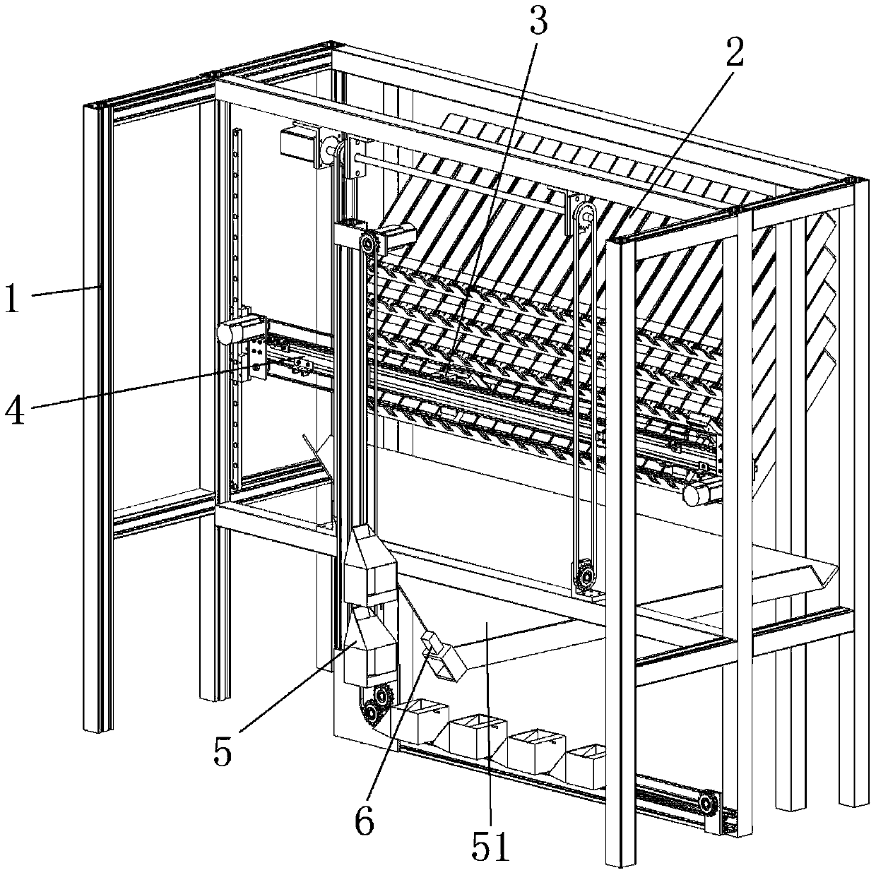 An intelligent medicine taking machine for bagged traditional Chinese medicine formula granules