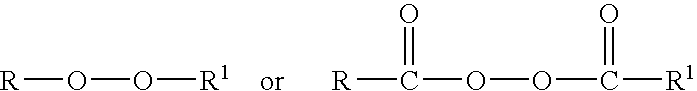 Method for producing organic peroxides and their use in the radical polymerization of monomers