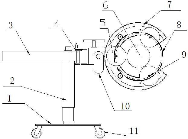 Insulating paper automatic winding device