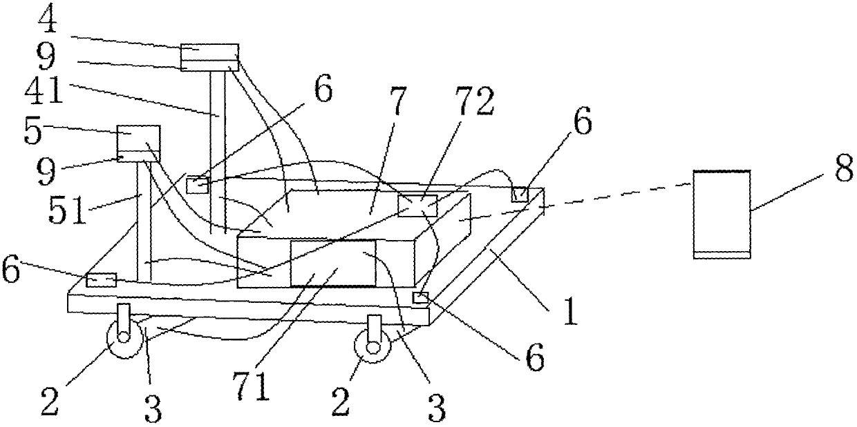 Dam flow channel inspection robot