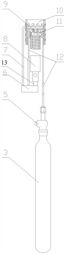 Liquid extraction type torch combustion system and method