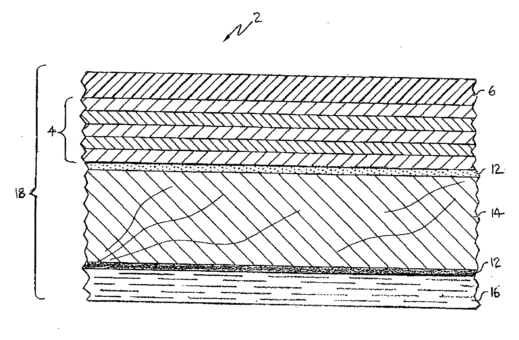 Through color high pressure decorative laminate and method of making same