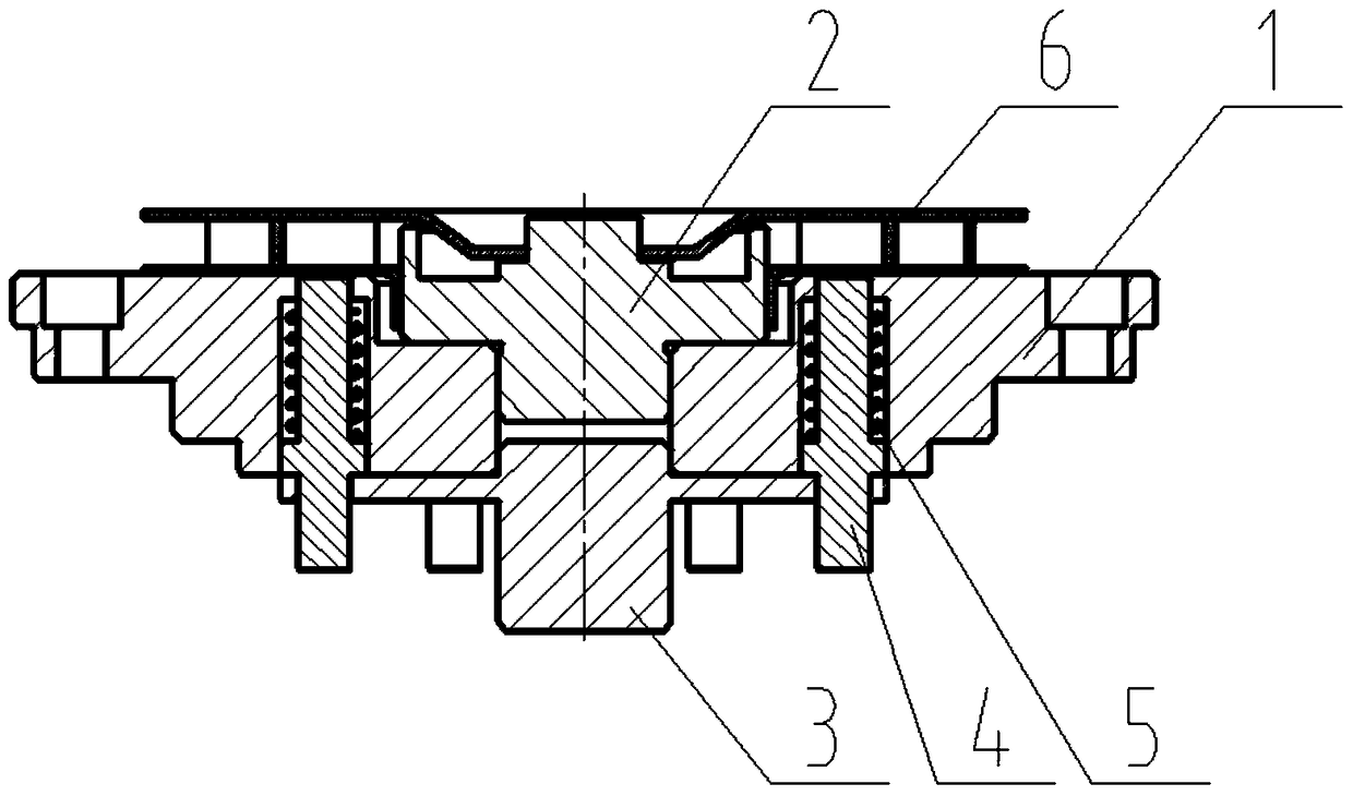 An impeller welding jig with mold groove positioning and auxiliary blanking function and its control method