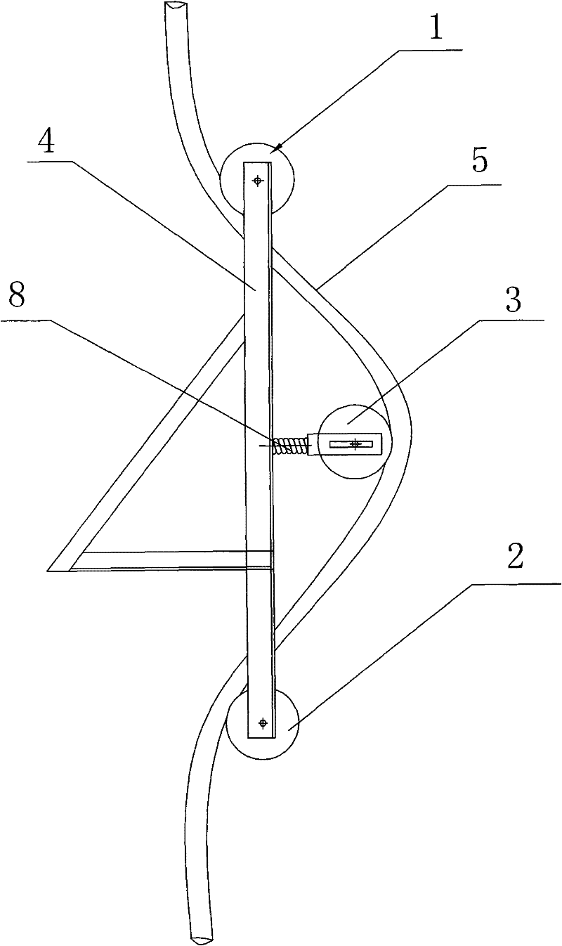 Method for laying vertical cables for extra-high building