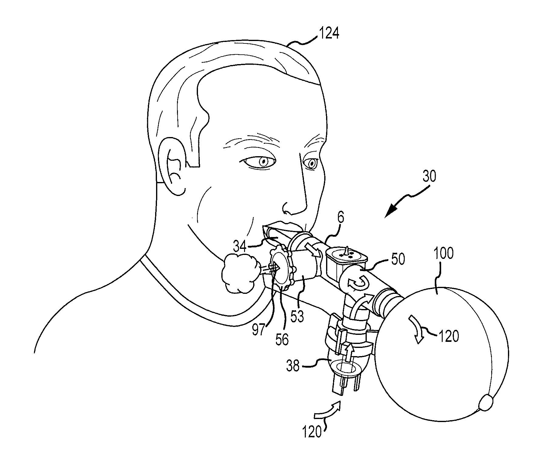 Reservoir System for Gas Delivery to a Patient