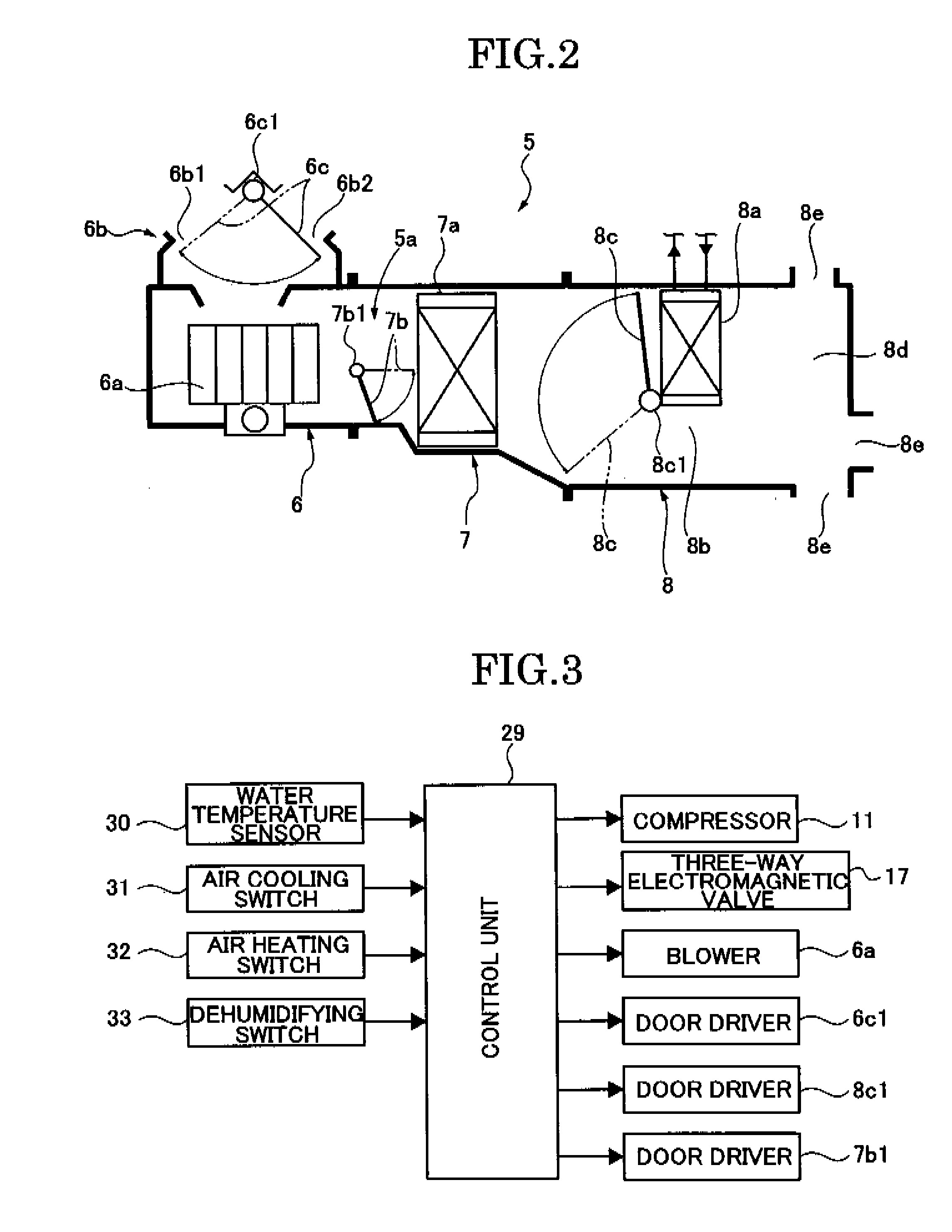 Air conditioning device for vehicle