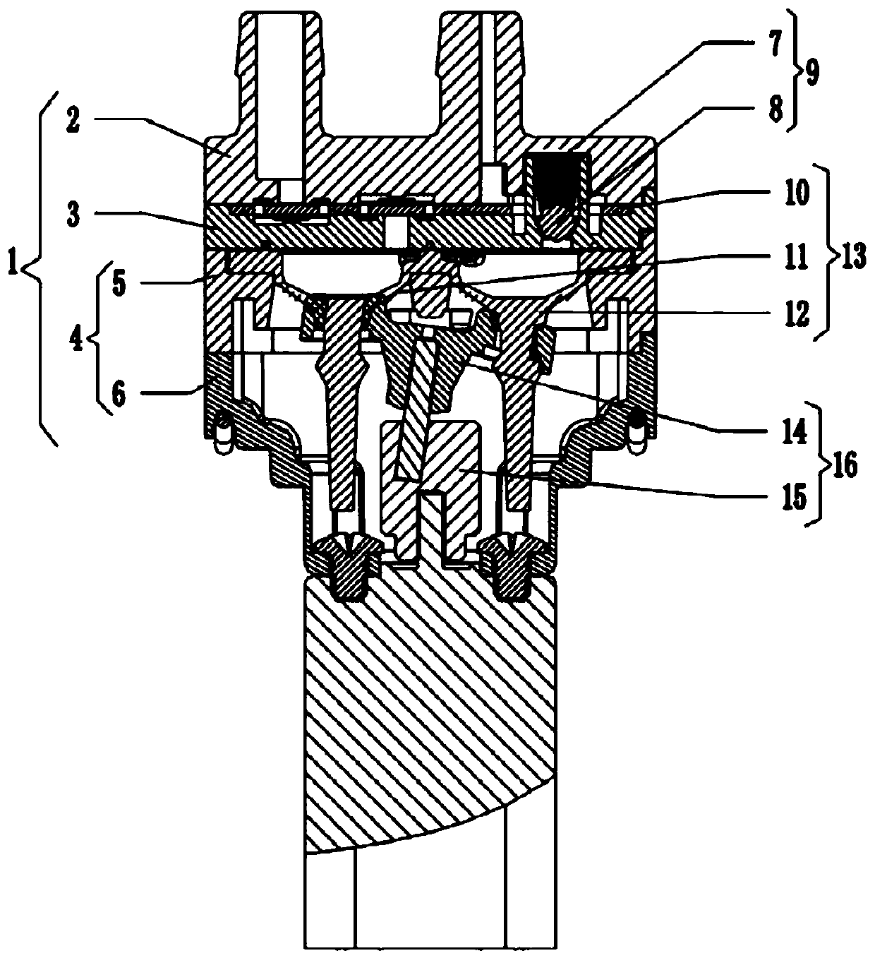 Series diaphragm pump with non-return and anti-seepage functions