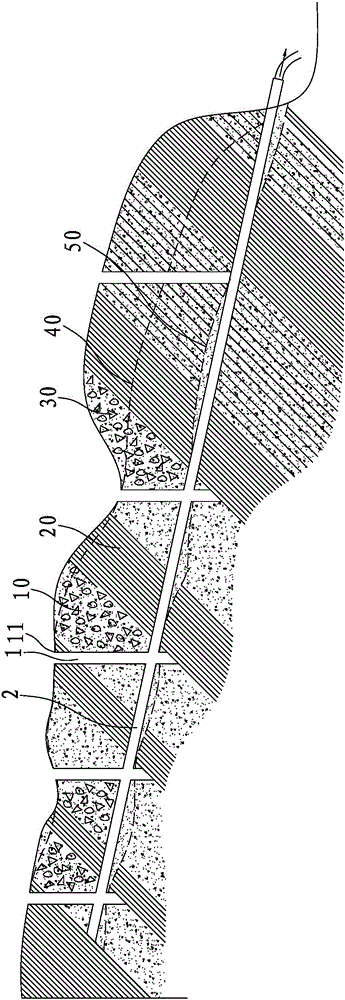 Underground trace mountain spring water priming device