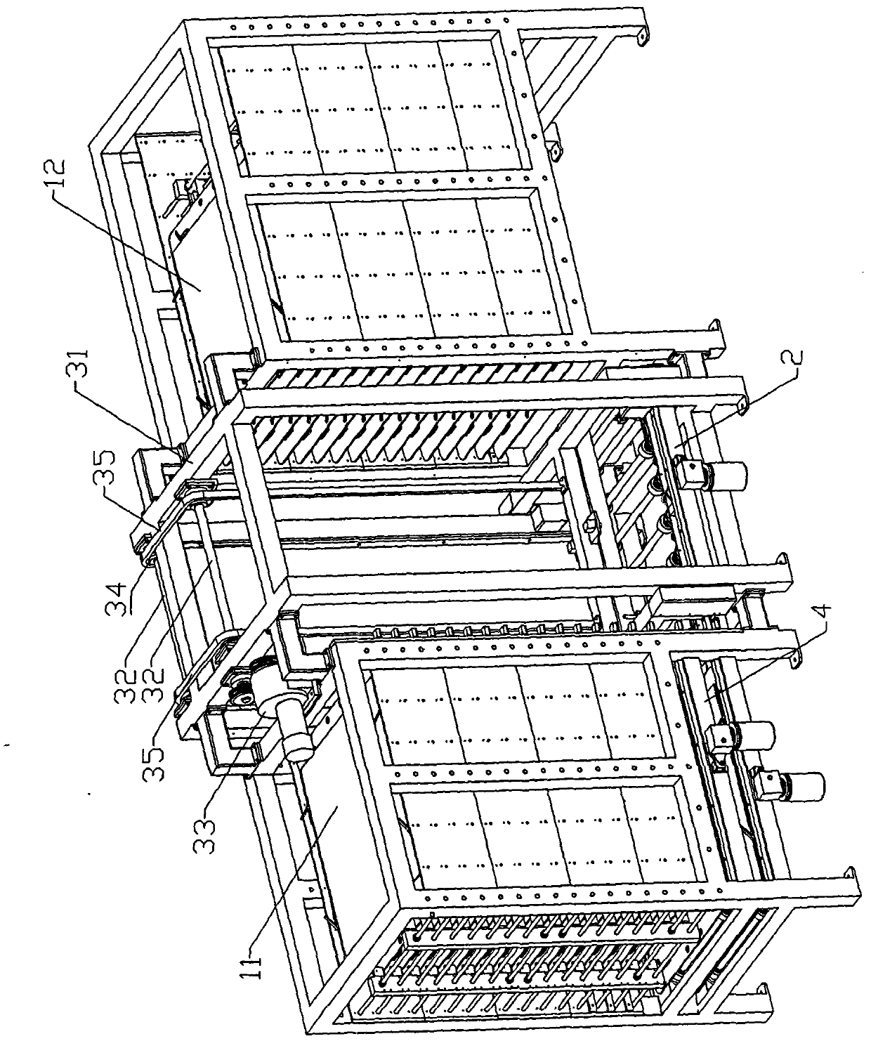 Tool plate access device for press-fitting PCB (Printed Circuit Board)