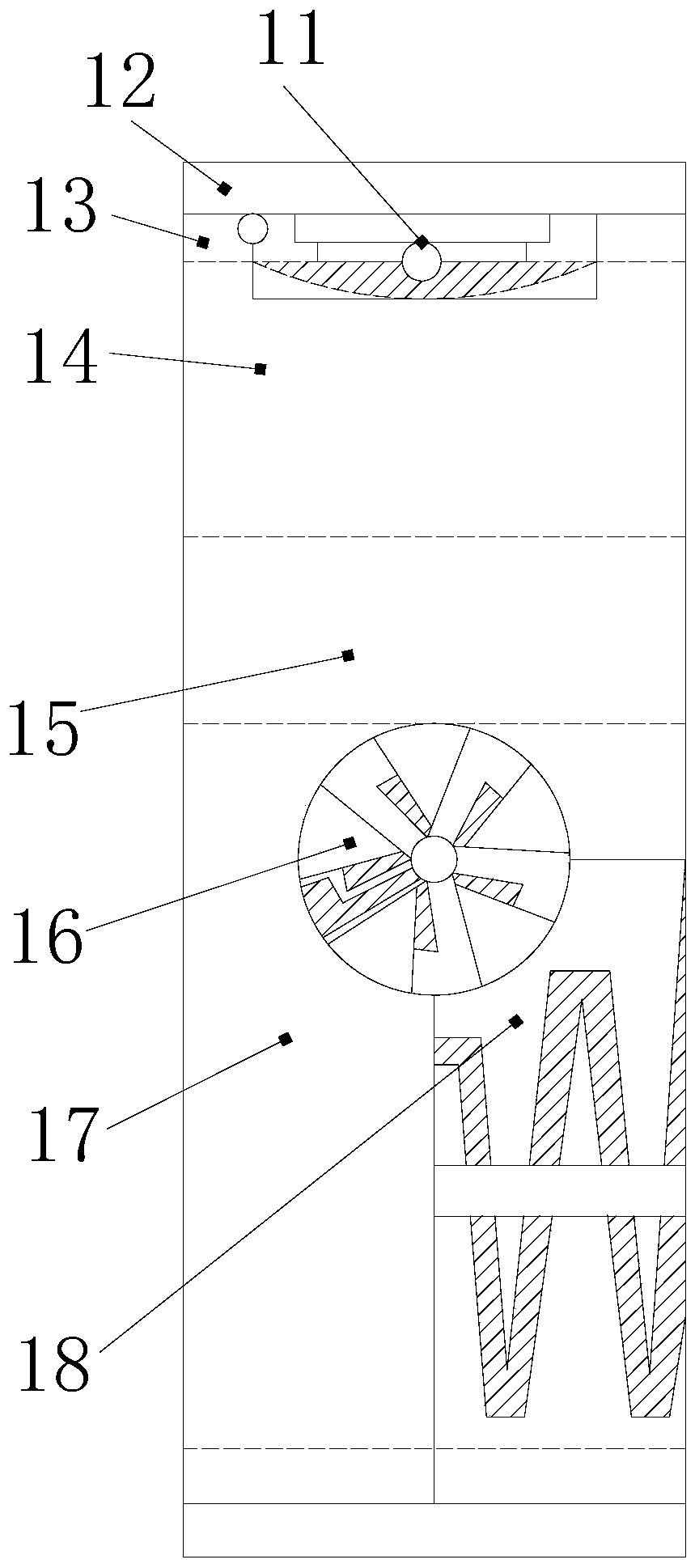 Intelligent wearable folding chair type waist-hanging wireless playing portable projector capable of adjusting angular distance