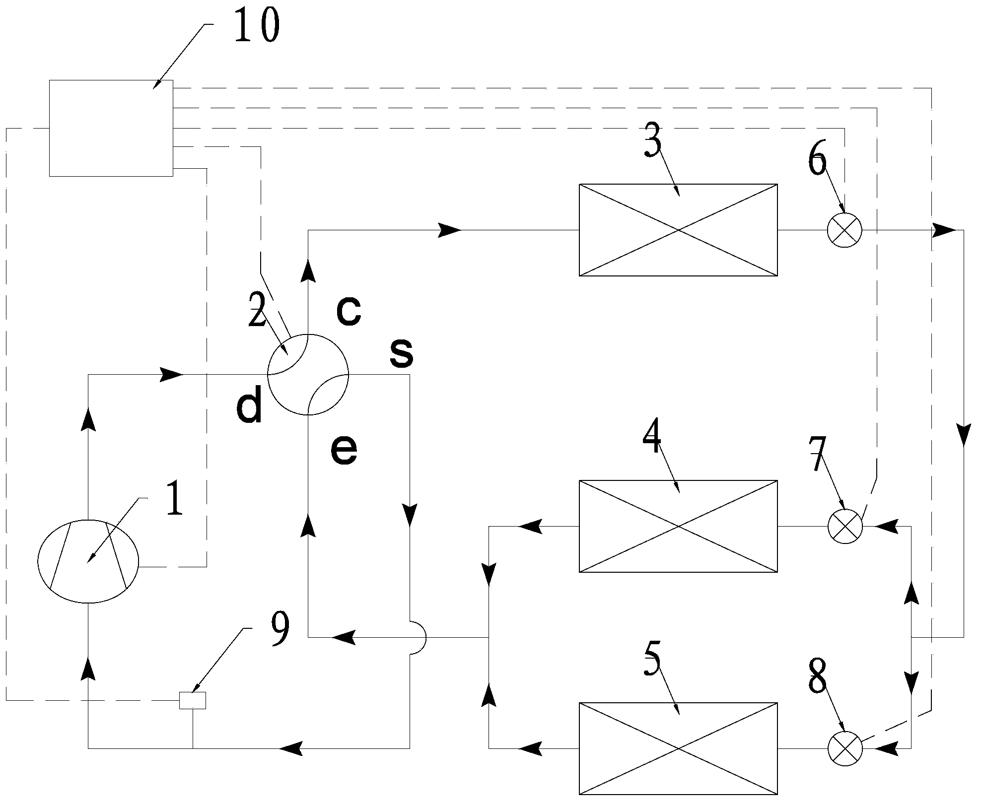 Heat pump system and start control method thereof