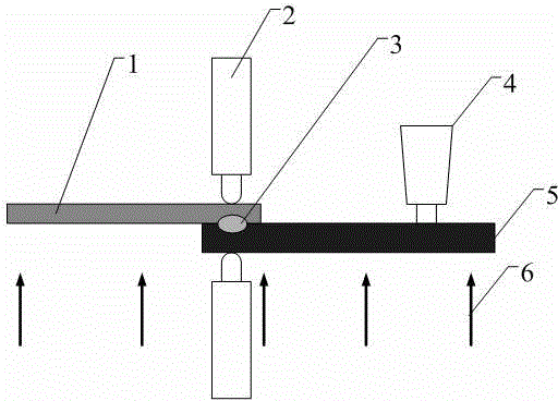 Multi-physics field-assisted electric resistance welding method for dissimilar metal material