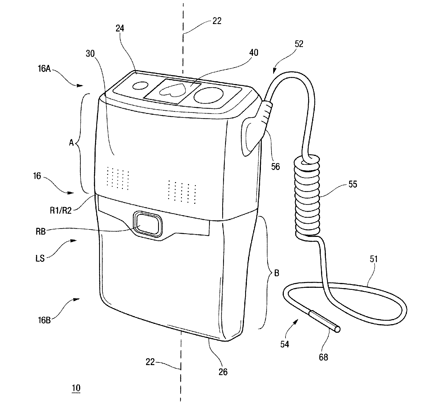 Controller and power source for implantable blood pump