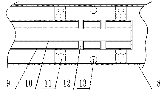 Oil pipe inner coating leak point detection device