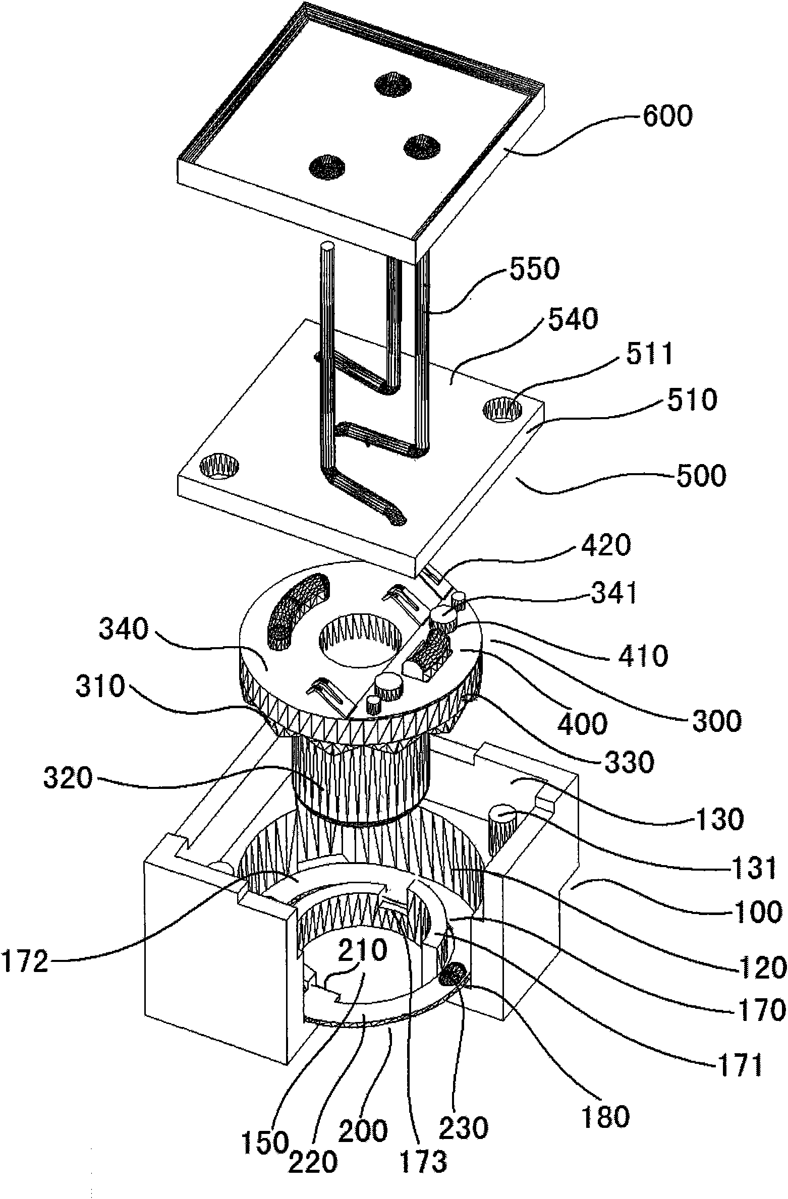 Minitype stepper adjustable attenuator