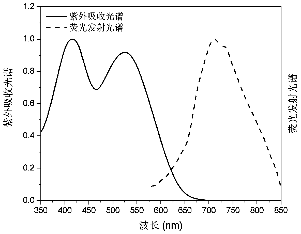 Preparation and application method of dual bio-optical window targeting nano-bioprobe