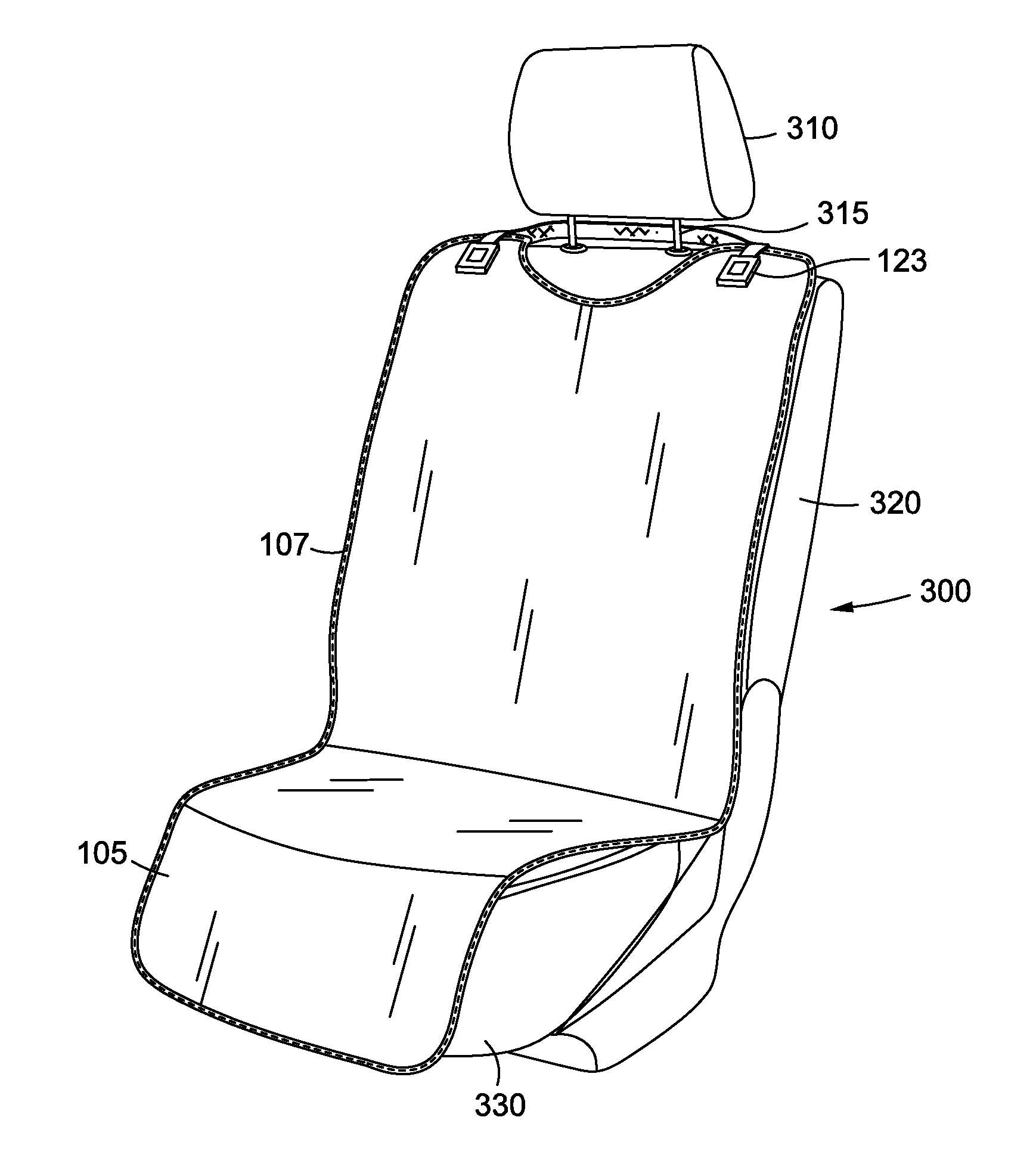 Portable seat protector