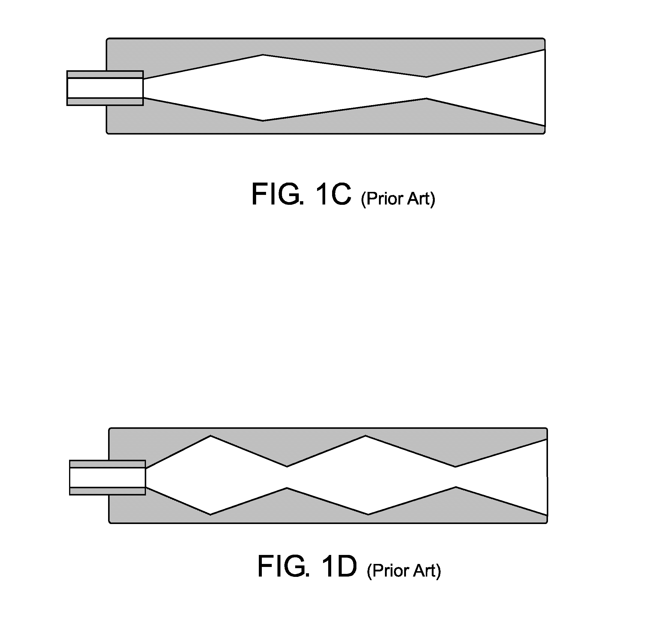 Controlled-unaided surge and purge suppressors for firearm muzzles