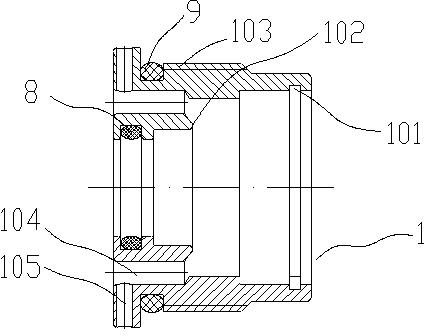 Air return valve for inner air return independent discharge spring braking air chamber