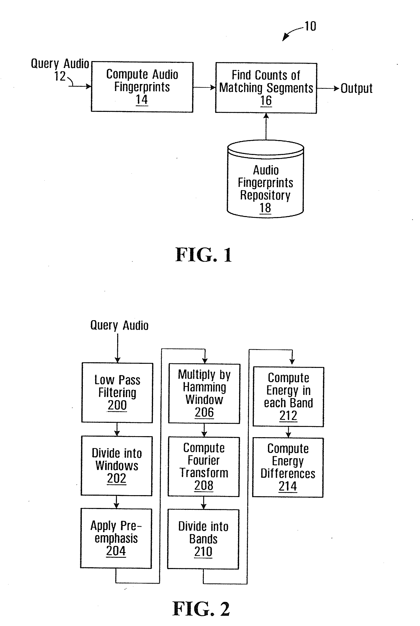 Content based audio copy detection