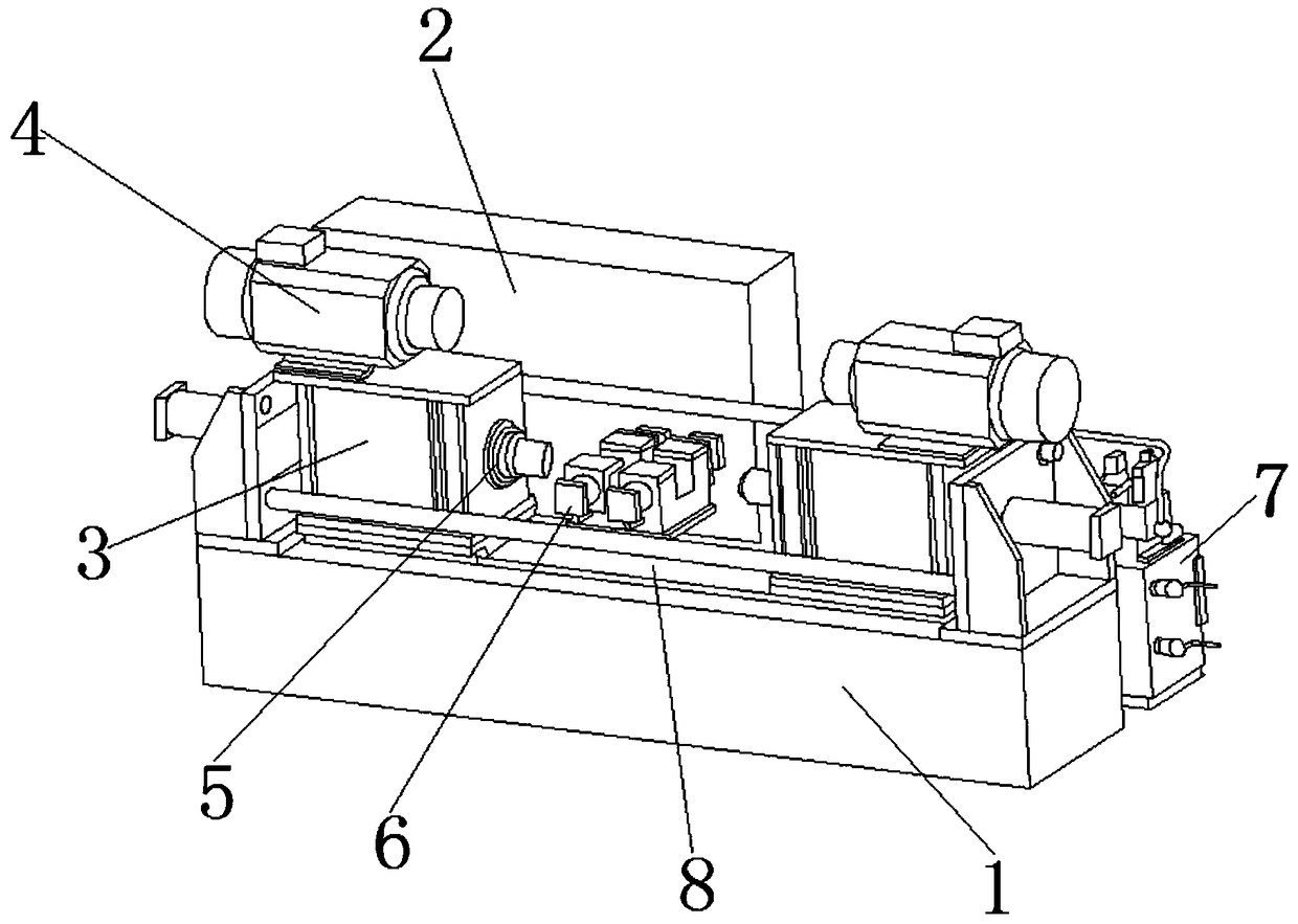 Double-head friction welding machine