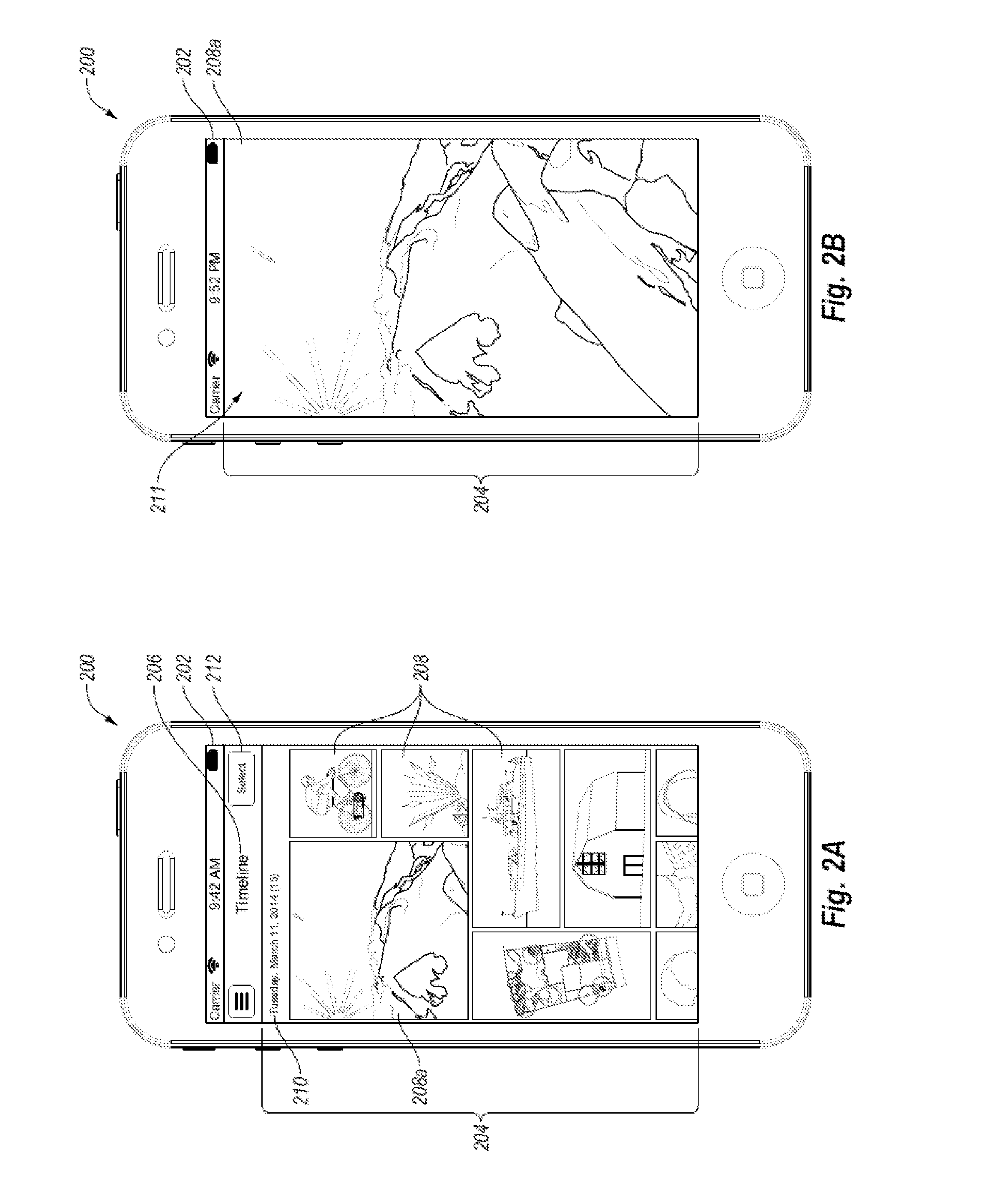 Techniques for collapsing views of content items in a graphical user interface