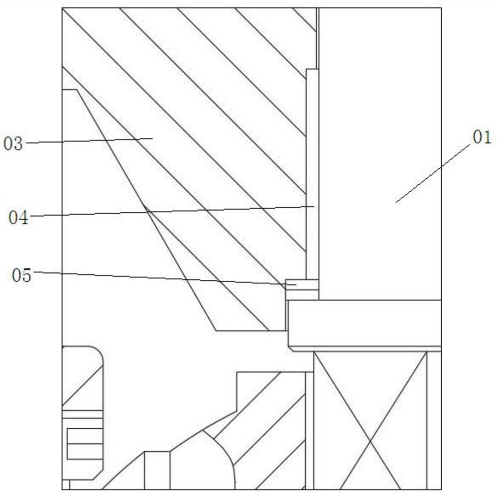 Valve rod sealing structure and eccentric semi-ball valve