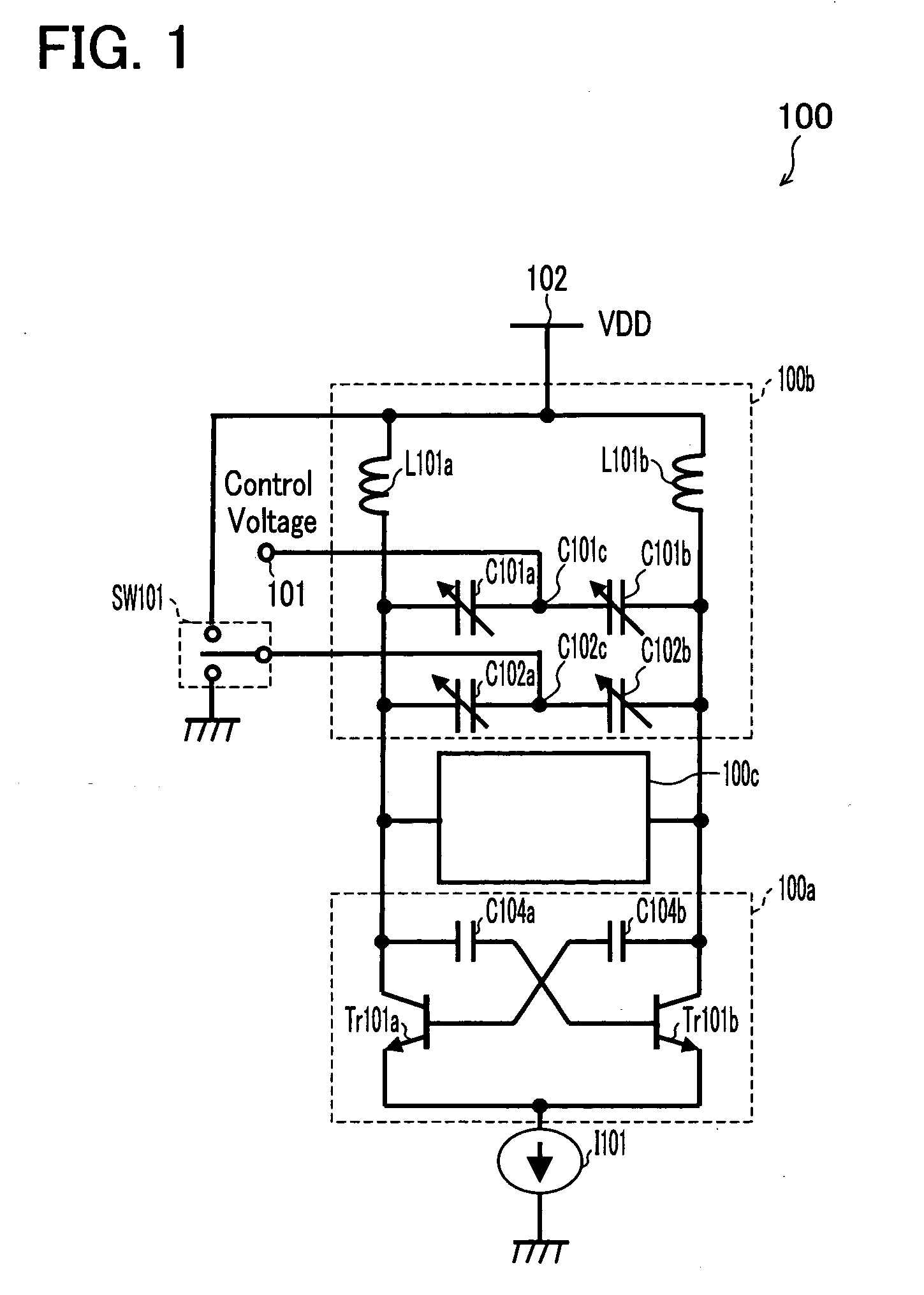 Voltage-controlled oscillator, transmitter, and receiver