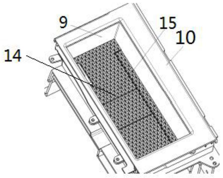 A liftable mobile phone support structure and a wireless charging storage box with the structure