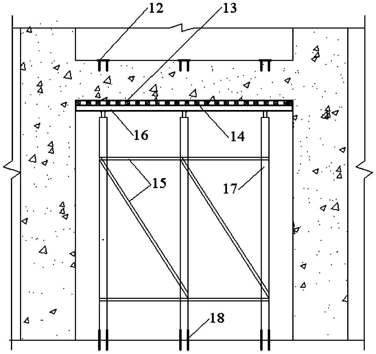 Construction method for integrally sliding and lifting pier wall with connecting beam