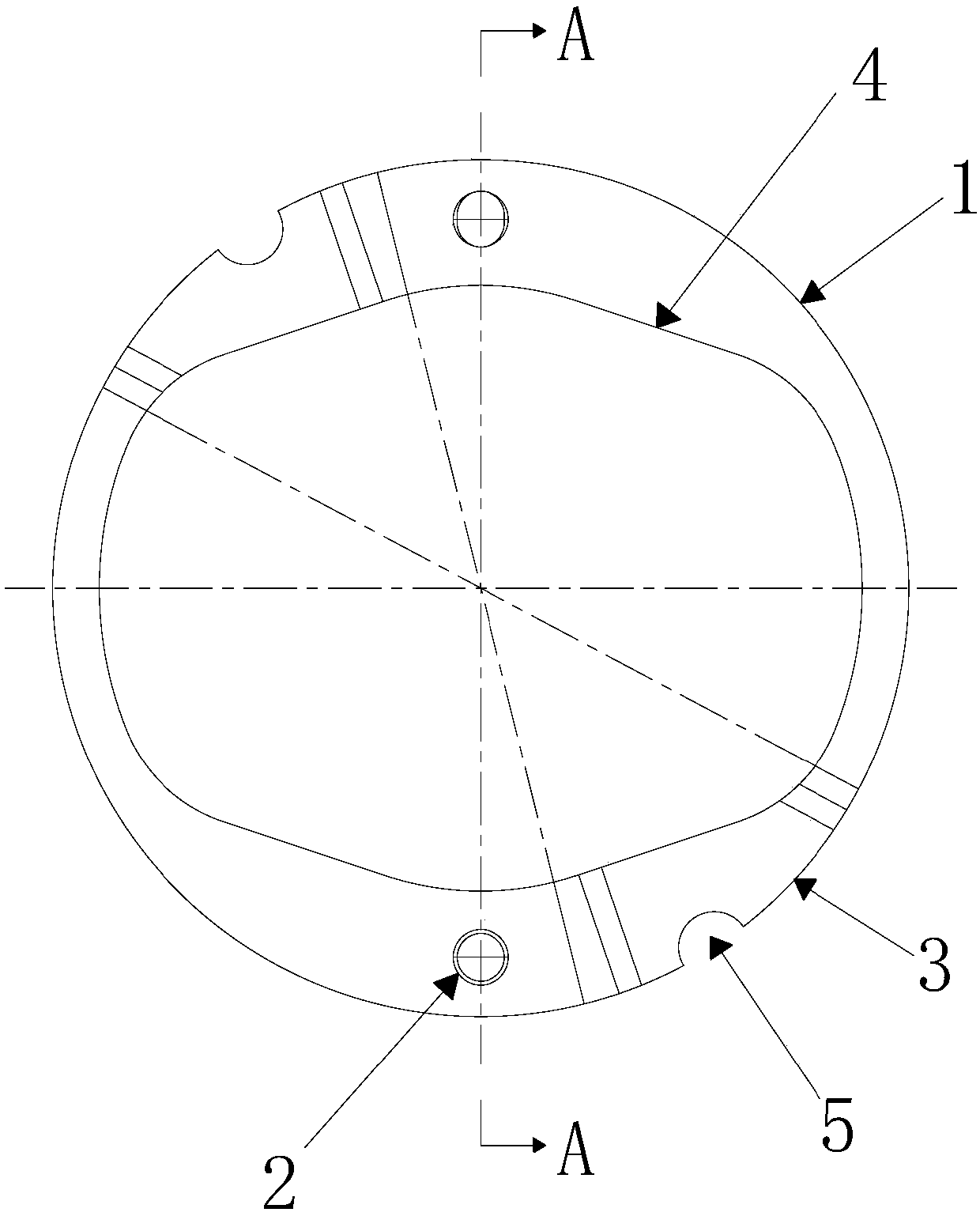 Vehicle steering blade pump stator and preparation method thereof