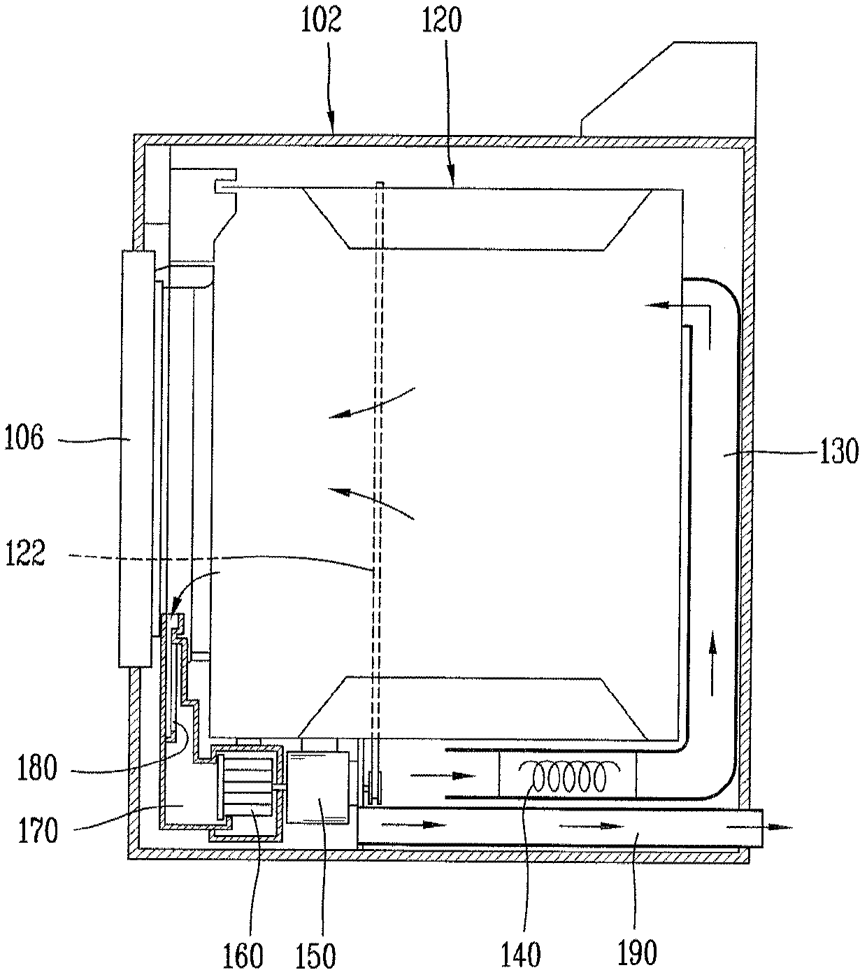 Laundry treating apparatus with liquid spraying function