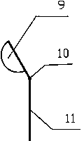 Natural induced air smoke exhaust device capable of being adaptive to wind direction and adjusting resistance in linkage mode