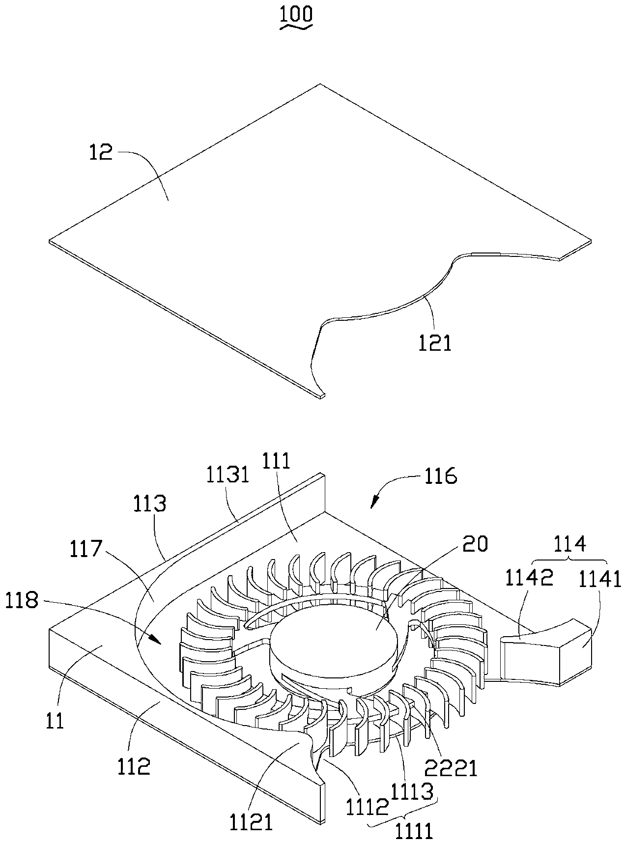 Thin-type fan