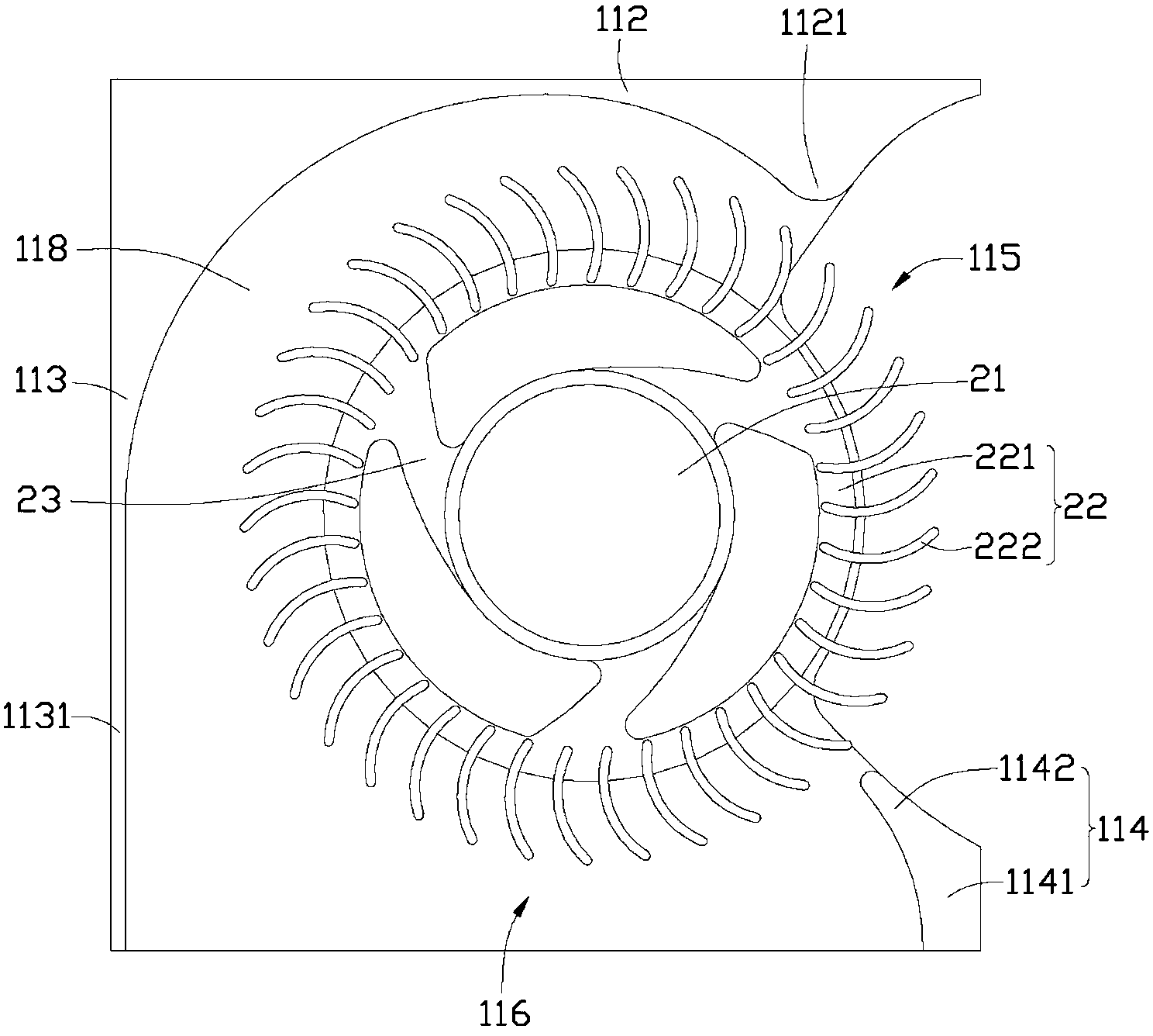 Thin-type fan