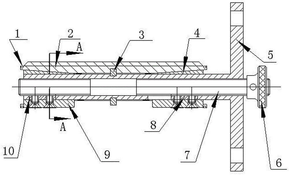 Screw rod and threaded hole verticality inspection tool using the screw rod