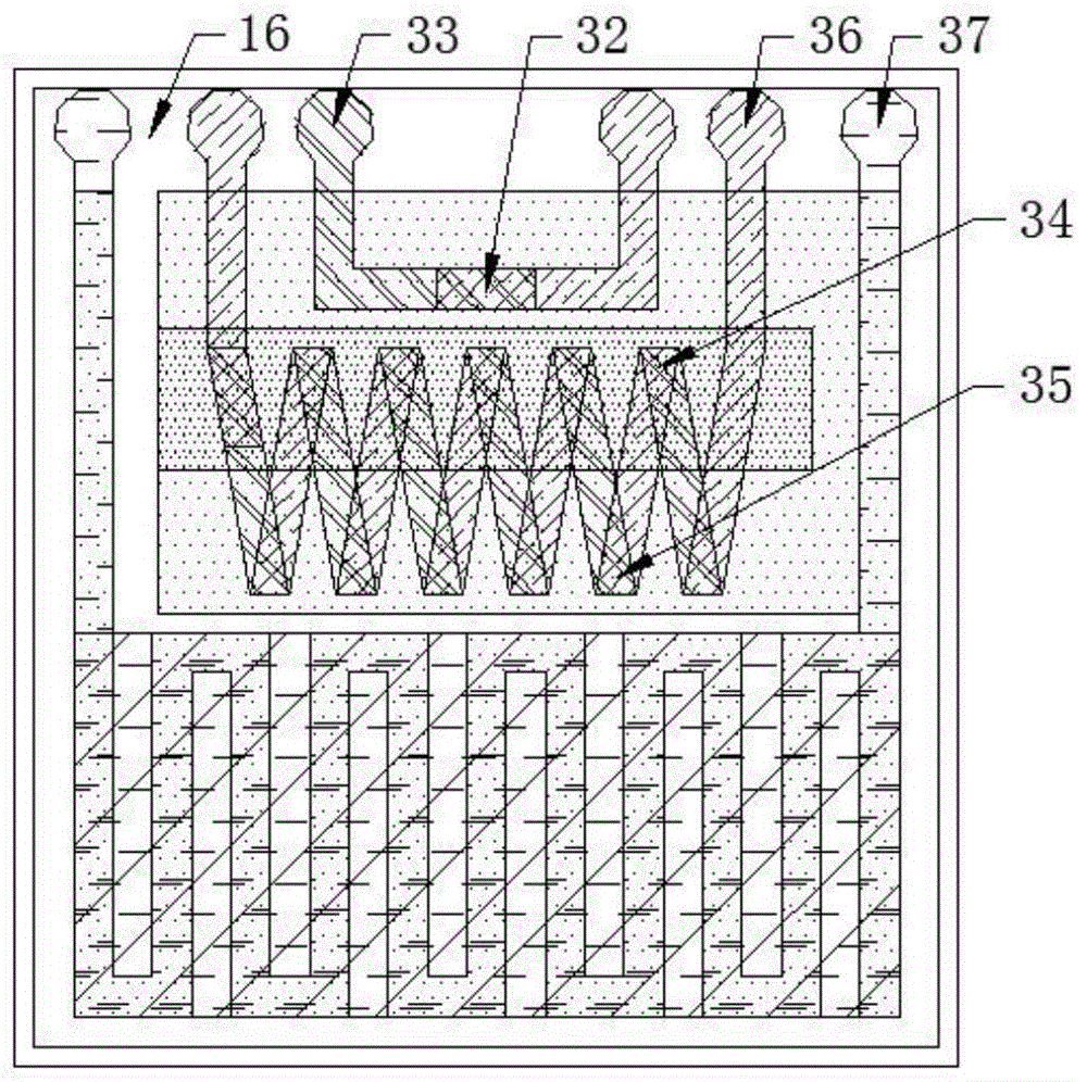 Internal temperature-humidity-heat flow density distribution measuring insertion sheet of fuel cell