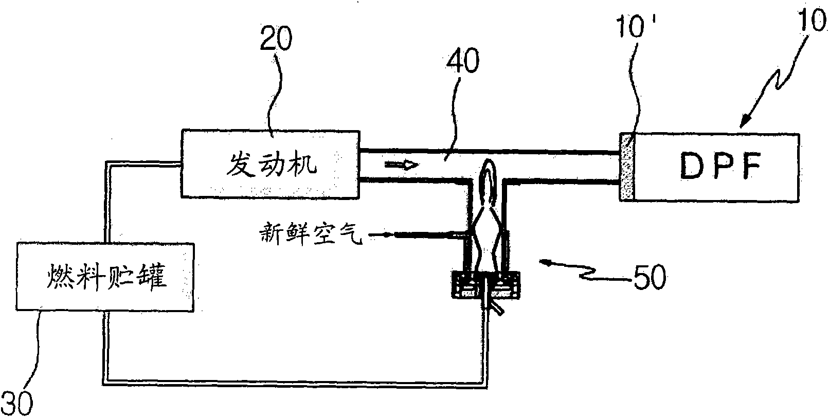 Burner for diesel particulate filter regeneration