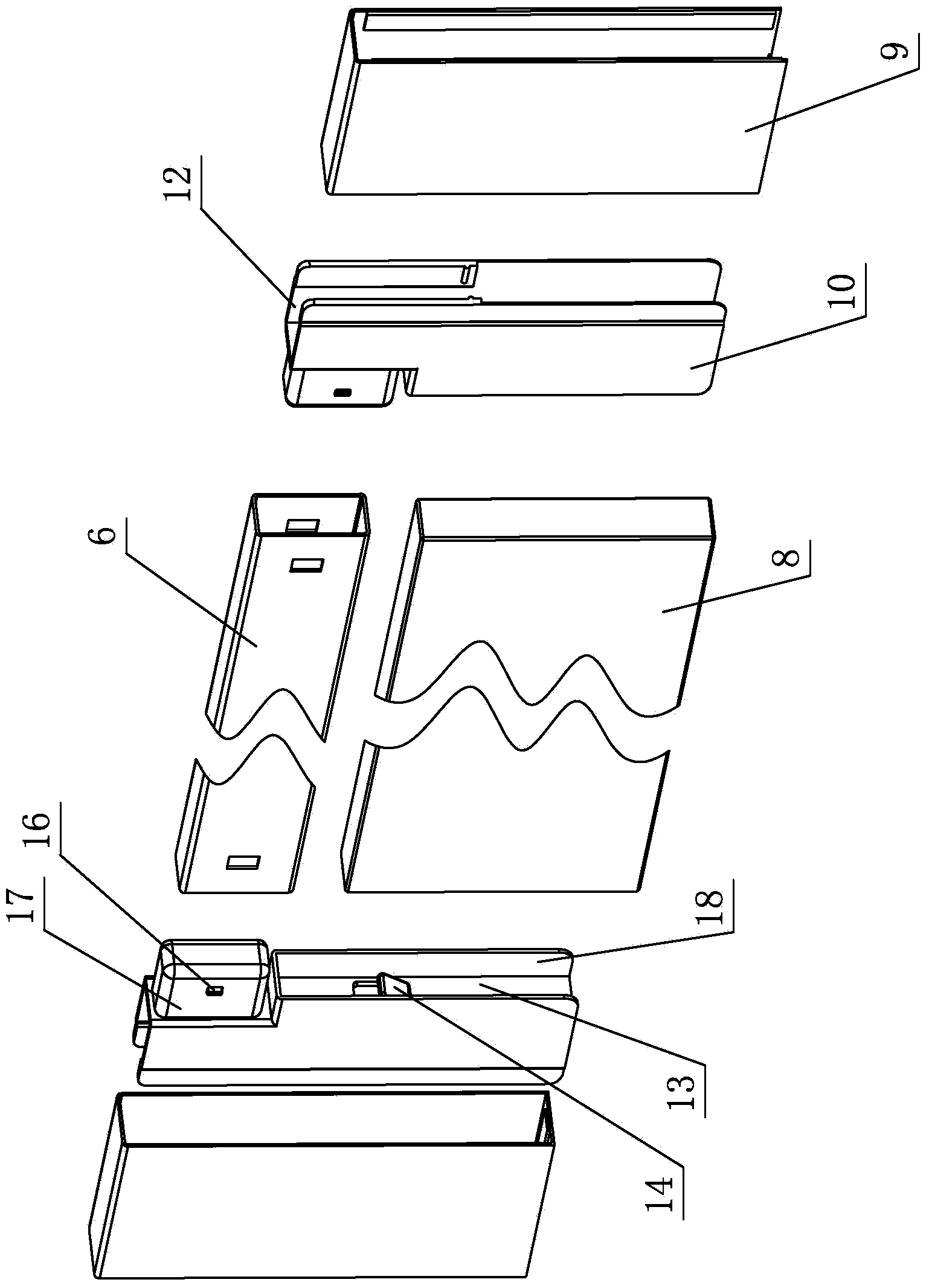 Side-plate heightening and noise reducing structure of drawer