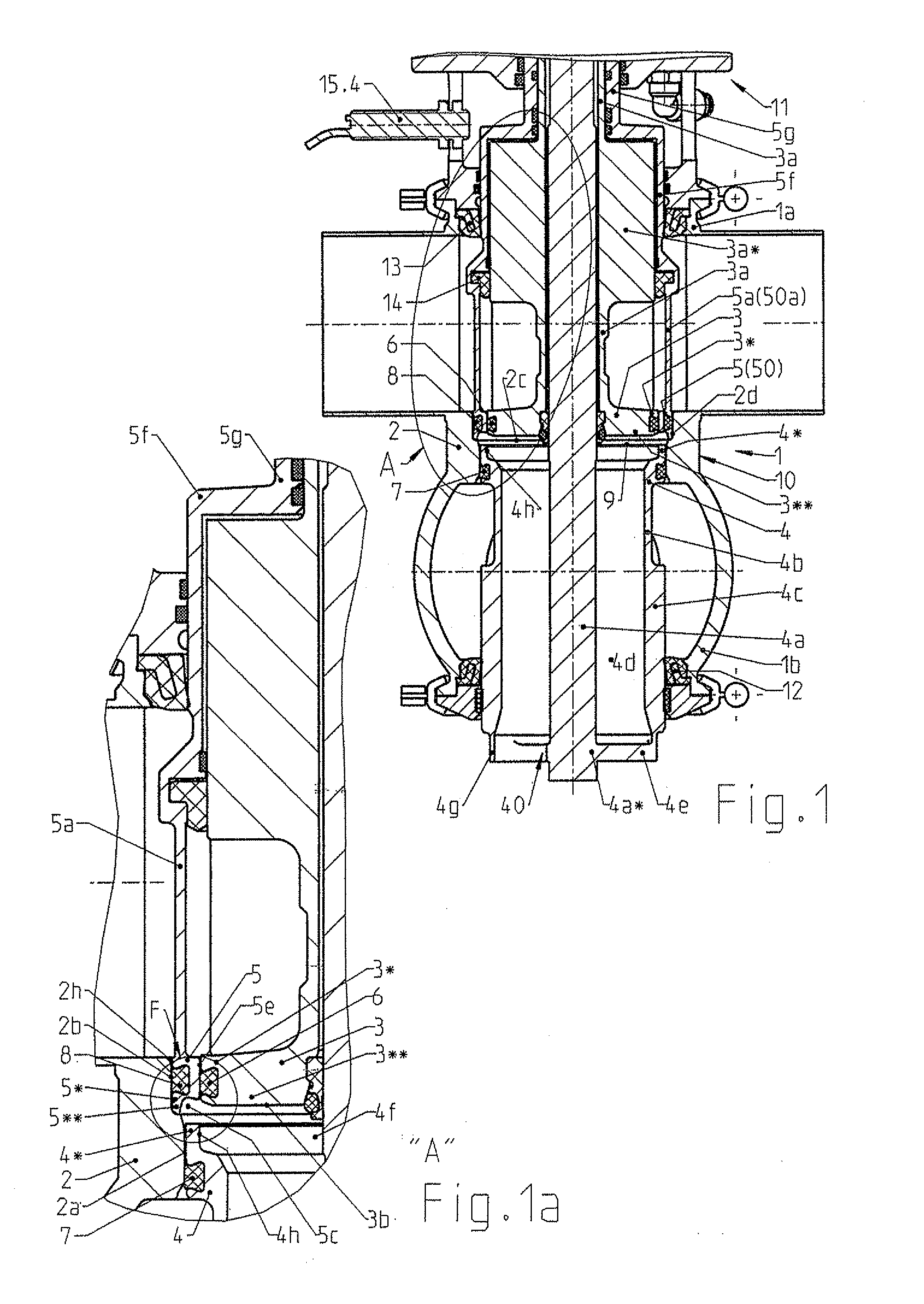 Seat cleaning-Capable Double -Seat Valve