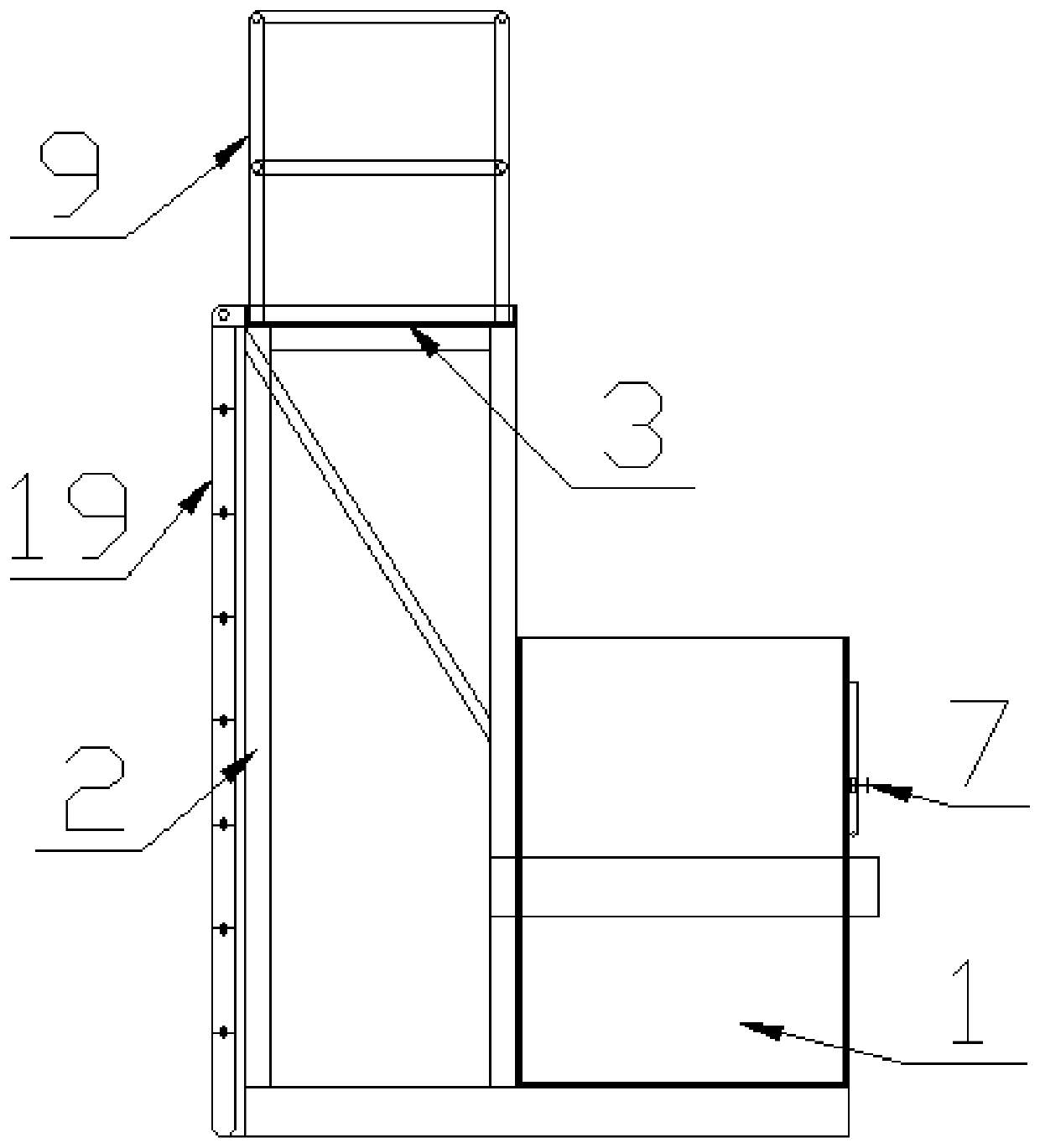 Air tightness test device for piston assembly