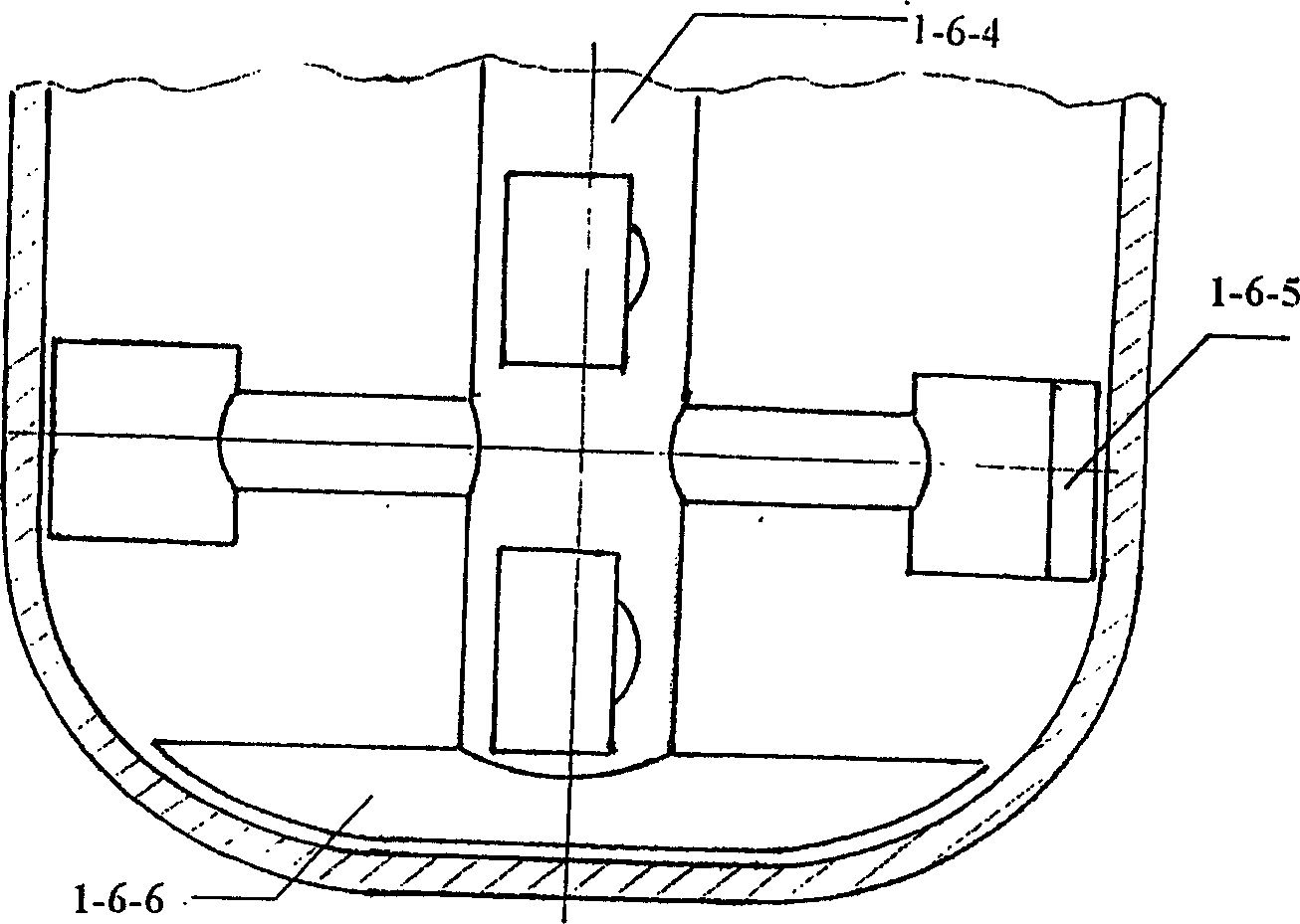 Multifunctinal scraper stirring ball mill