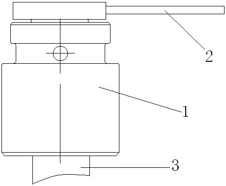 Method and tool for quickly screwing double-headed studs into the base of wind turbine gearbox