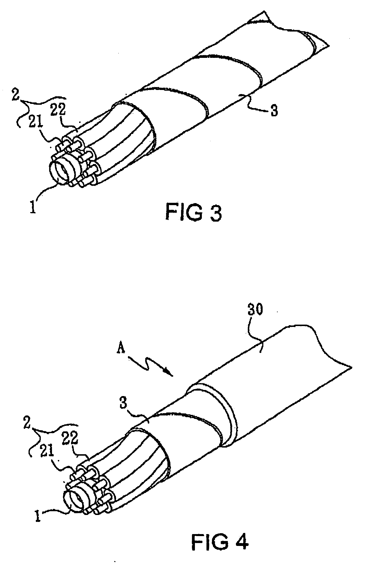 Wire cable with saving energy