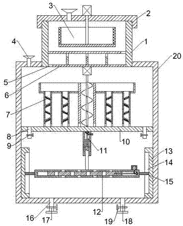 Integrated waste water treatment equipment based on quick separation of waste water and flocculate