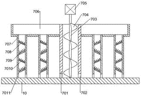 Integrated waste water treatment equipment based on quick separation of waste water and flocculate